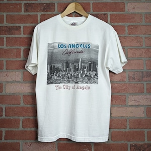 Vintage 90s Los Angeles &quot;The City of Angels&quot; ORIGINAL Graphic Tee - Medium