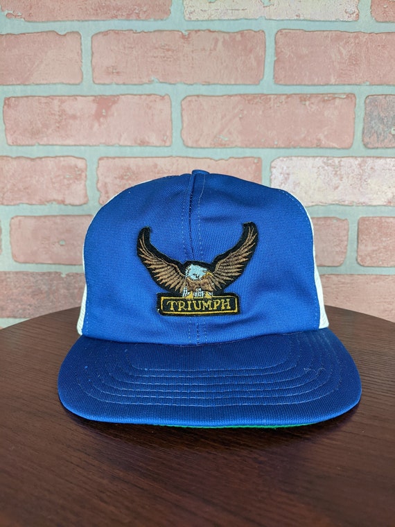 Vintage 70s / 80s Triumph Motorcycles Trucker Snap