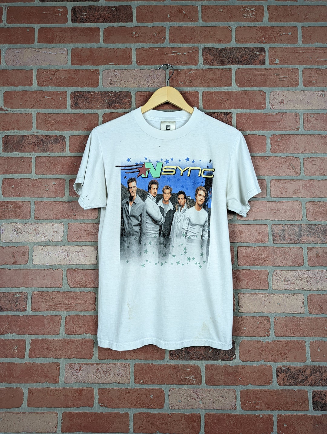 Vintage 2000 Y2k Double Sided Nsync ORIGINAL Boy Band Tee Etsy