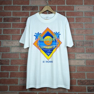 Vintage 90s Hard Rock Cafe St. Thomas ORIGINAL Cafe Tee - Extra Large