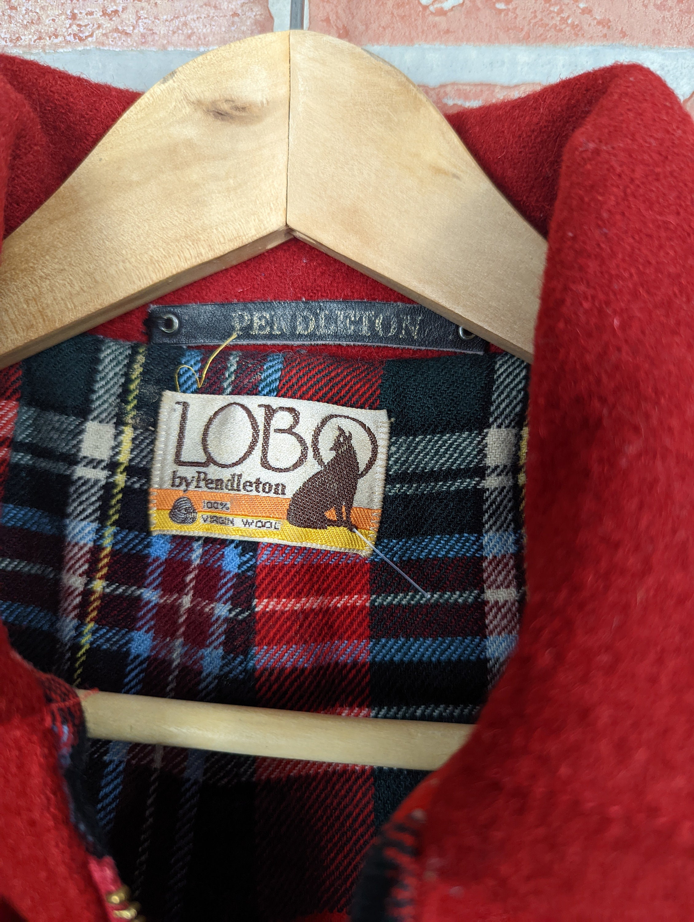 Vintage 70s Lobo From Pendleton ORIGINAL Wool Zip Down Vintage 70s Lobo From Pendleton ORIGINAL Wool Zip Down
