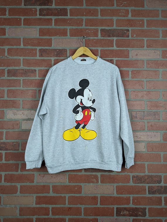 Vintage 90s Disney Mickey Mouse ORIGINAL Crewneck… - image 1