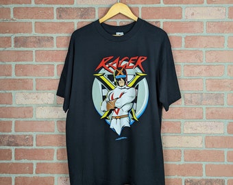 Vintage 90s Speed Racer Racer X ORIGINAL Cartoon Tee - Large