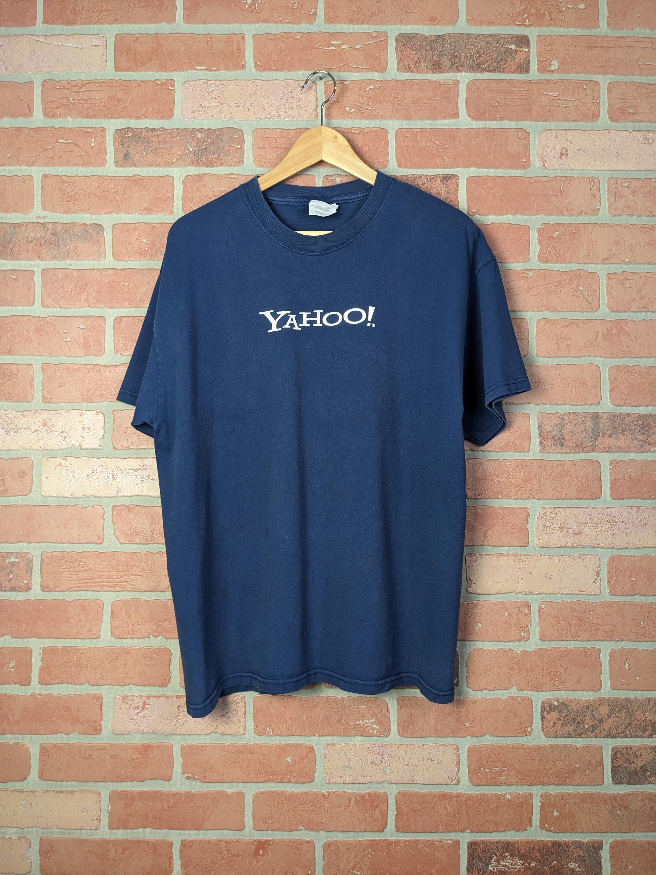 Vintage 00s Y2k Yahoo! ORIGINAL Search Engine Promo Tee - Large - Etsy