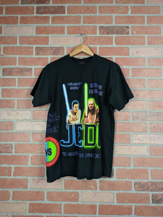 Vintage 90s Double Sided Star Wars Jedi Vs. Sith All Over - Etsy