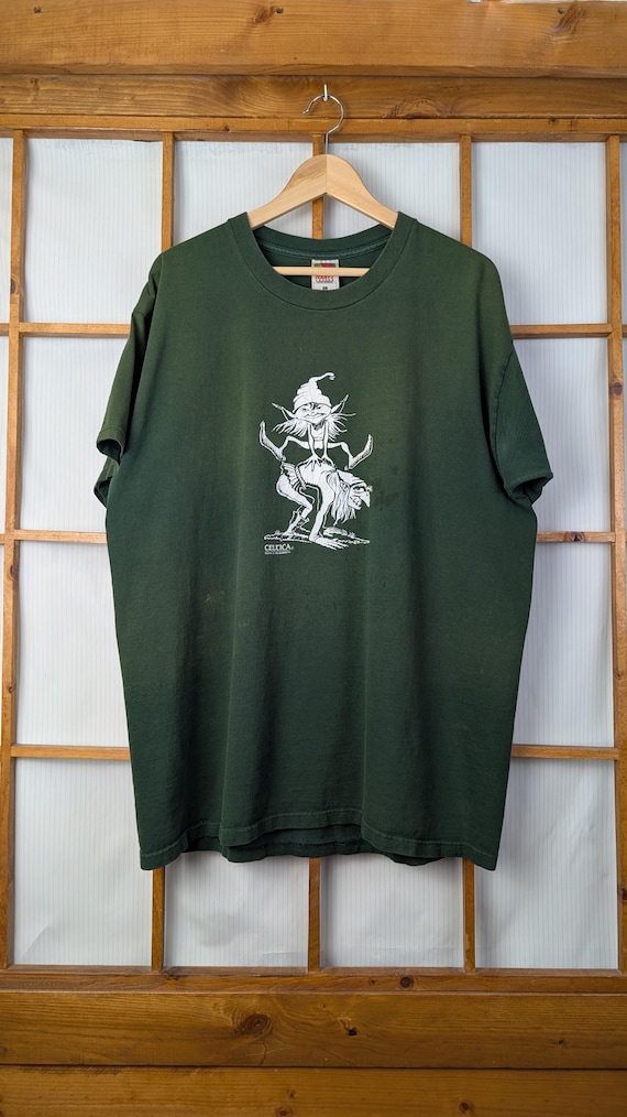 Vintage 90s Goblin Hopscotch Graphic Tee - Extra Large