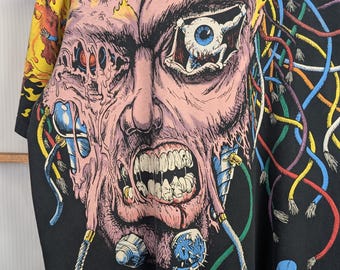 Vintage 90s Liquid Blue Overload Weapon X Tee - Extra Large - Etsy