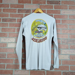 Vintage 70s Jose Cuervo ORIGINAL Alcohol Longsleeve Promo Tee - Extra Large