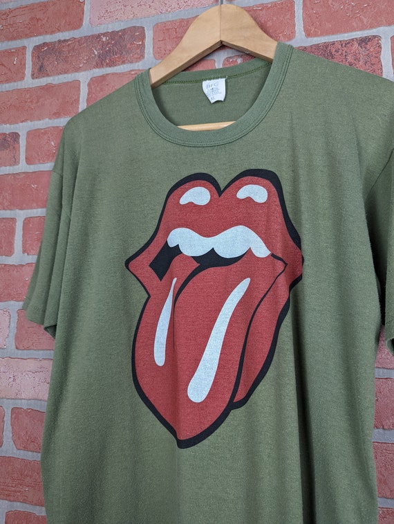 Vintage 80s The Rolling Stones Logo ORIGINAL Band… - image 2