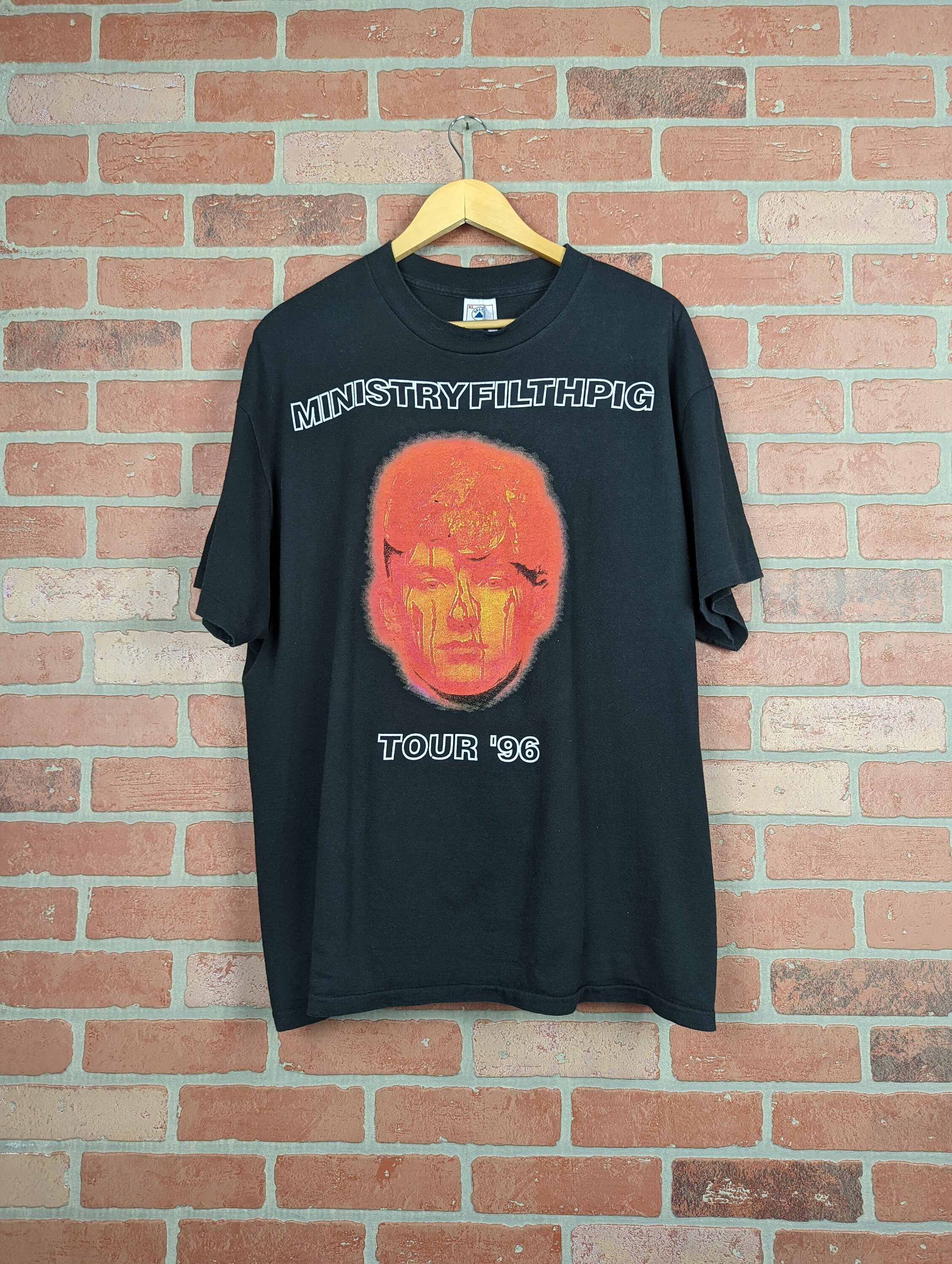 MINISTRY FILTH PIG 1996 Tシャツ 良品 Ministry Filth Pig Tour T-shirt-brand NEW! - Etsy