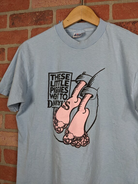 Vintage 80s "These Little Piggies Went to Darryl'… - image 2