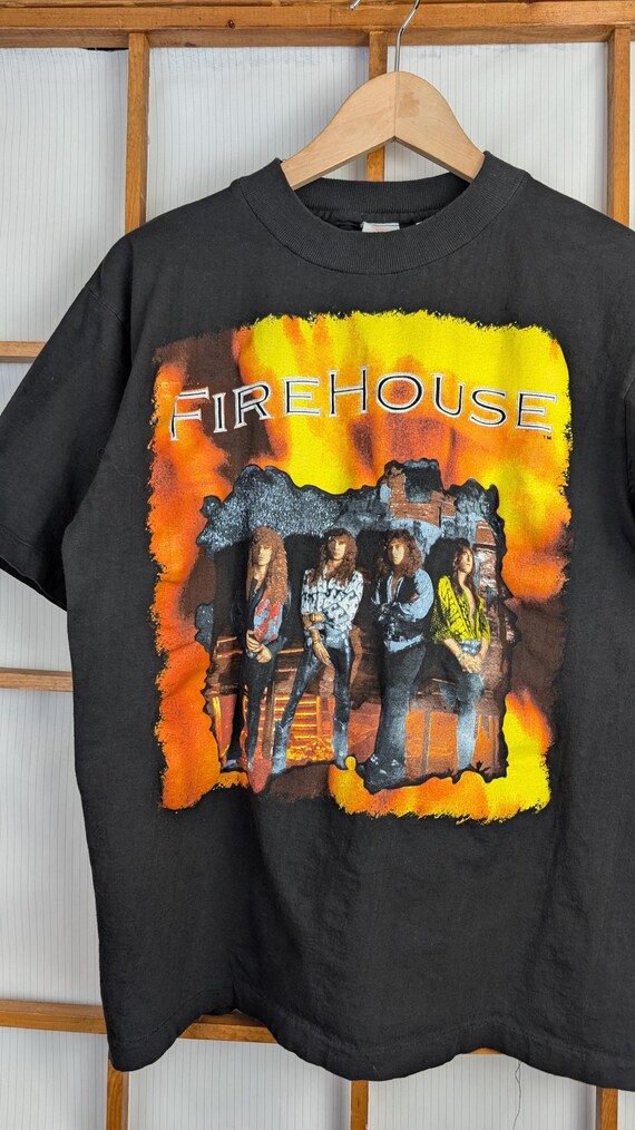 Vintage 90s Firehouse Band Tee - Large - Etsy