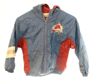 Vintage 90s Colorado Avalanche Windbreaker - Kid's M