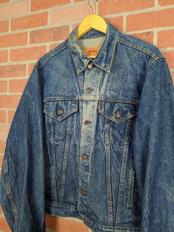 Vintage 80s / 90s Made in USA Levi's ORIGINAL Den… - image 2