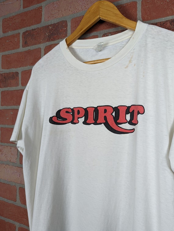 Vintage 80s Spirit Logo ORIGINAL Band Tee - Extra… - image 2