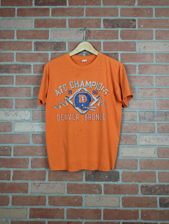 Vintage 1986 Champion NFL Denver Broncos AFC Cham… - image 1