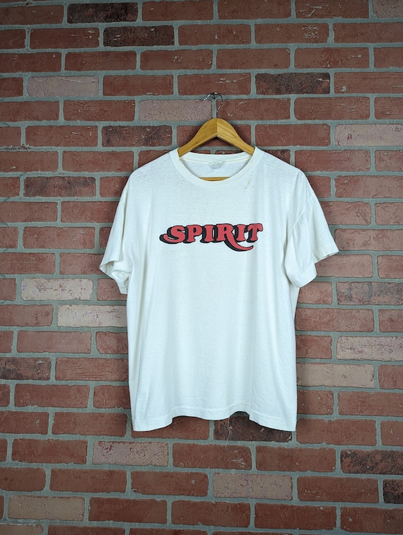 Vintage 80s Spirit Logo ORIGINAL Band Tee - Extra… - image 1