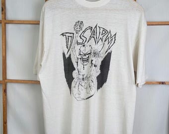 Maglietta vintage anni '80 Disarm Evil Punk Hardcore Band - Large