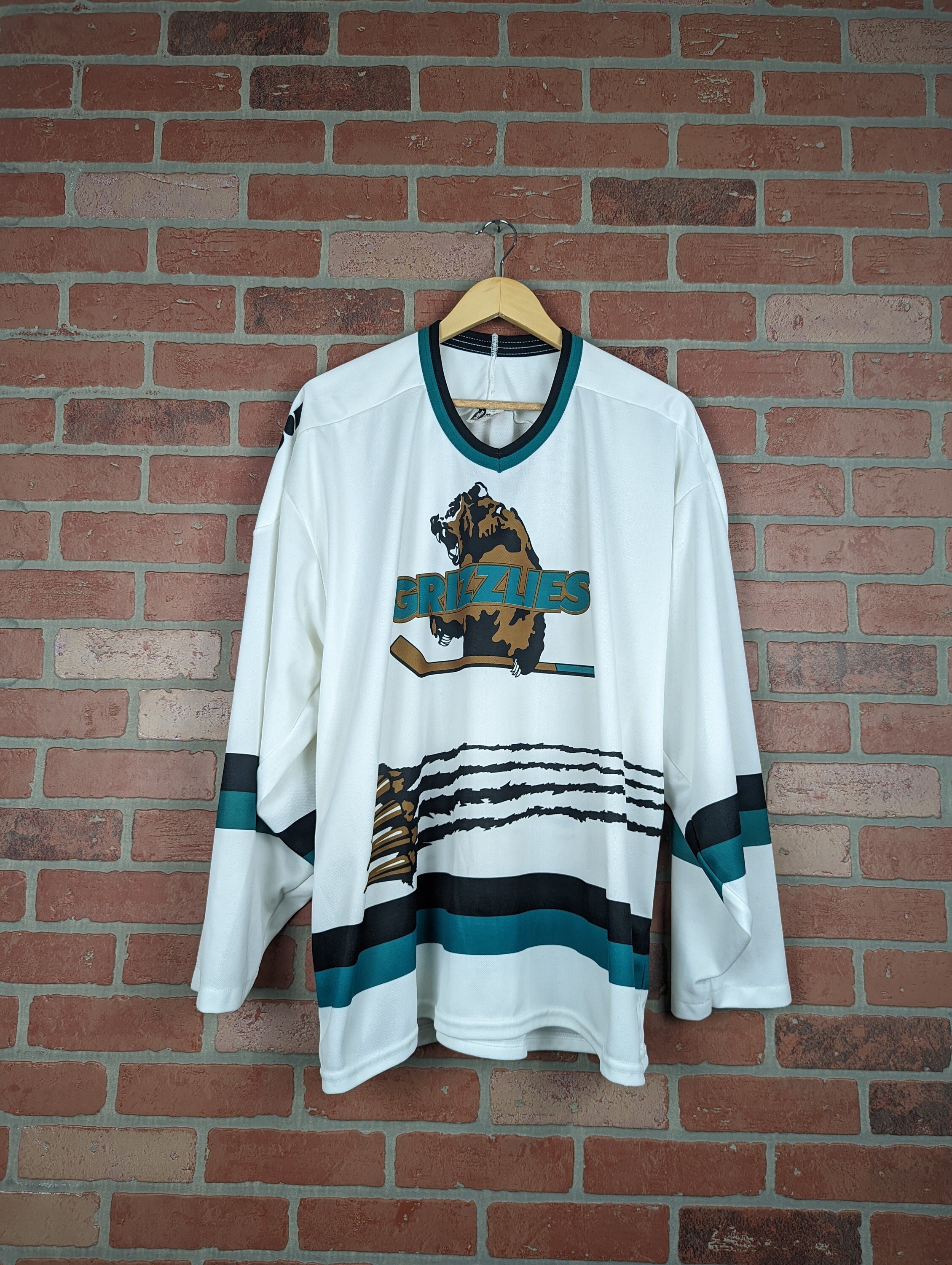 Bauer, Other, Utah Grizzlies Stitched Jersey Size Xl Ihl Hockey