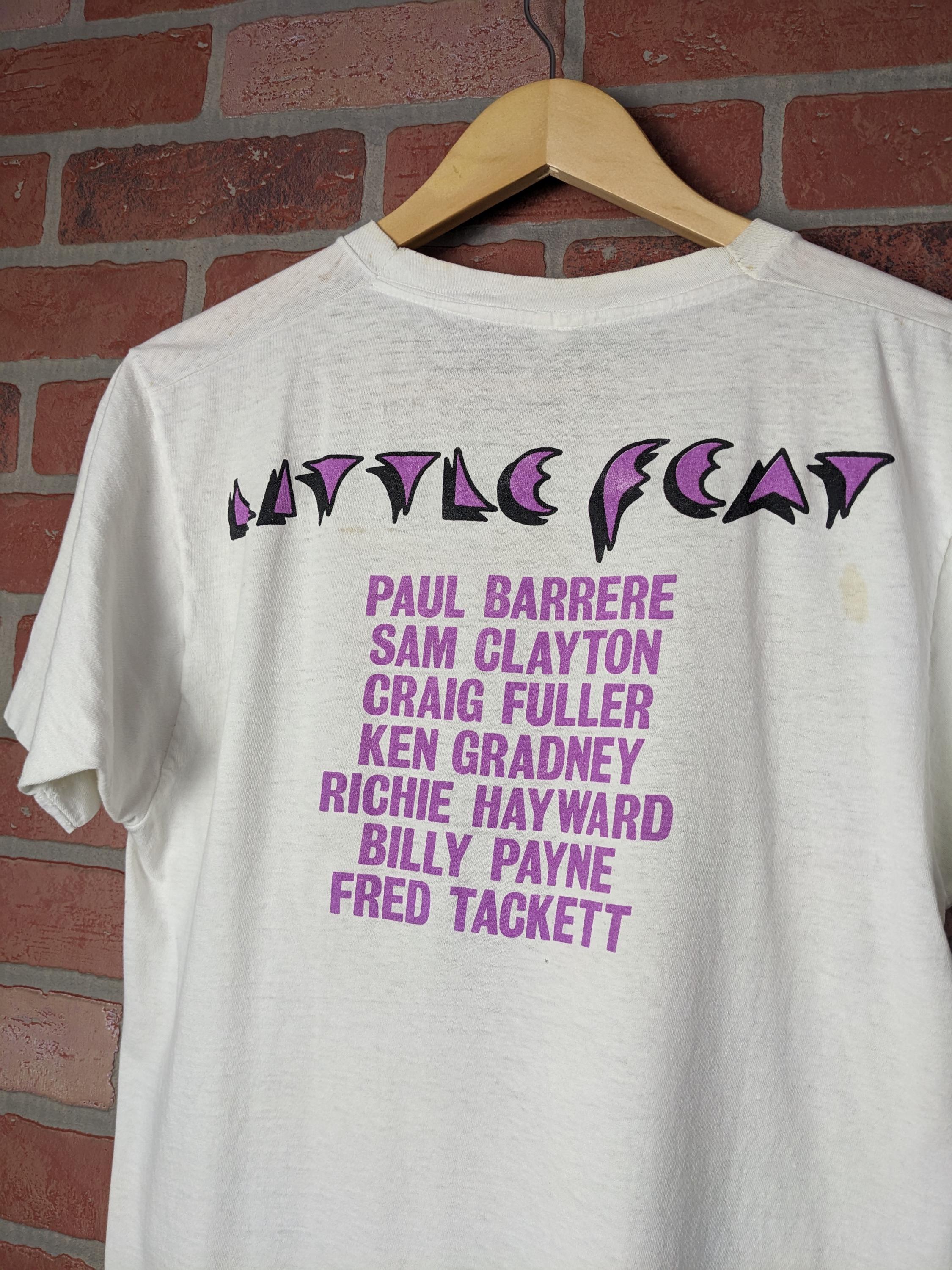 Vintage 1980s Double Sided Little Feat ORIGINAL Tour Tee