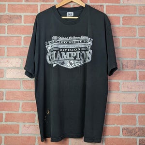 Vintage 2000 MLB Chicago Whitesox Baseball ORIGINAL Clubhouse Edition Tee - Large