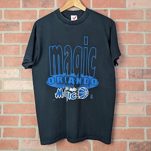 Vintage 90s NBA Orlando Magic Basketball ORIGINAL Sports Tee - Small / Medium