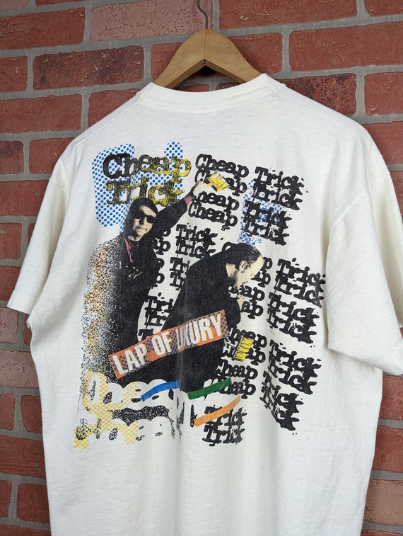 Vintage 80s Double Sided Cheap Trick ORIGINAL Ban… - image 6