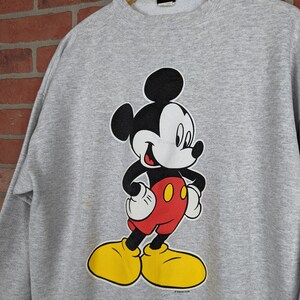 Vintage 90s Disney Mickey Mouse ORIGINAL Crewneck / Sweatshirt Large image 2