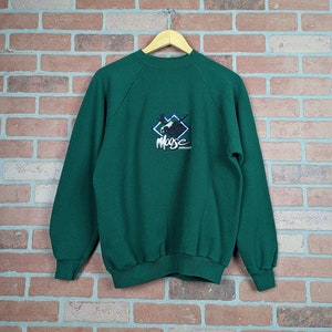 Vintage 90s Embroidered MTX Moose Offroad ORIGINAL Crewneck Sweatshirt - Large