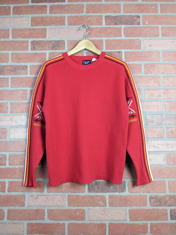 Vintage 70s Wool Ski Sweater - Large