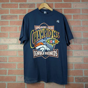 Vintage 90s NFL Denver Broncos ORIGINAL Super Bowl Champions Tee - Large