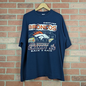 Vintaage 90s NFL Denver Broncos Football ORIGINAL Sports Tee - Extra Large (fits 2X)