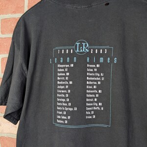 Vintage 90s Double Sided Lee Ann Rimes ORIGINAL Country Western Music