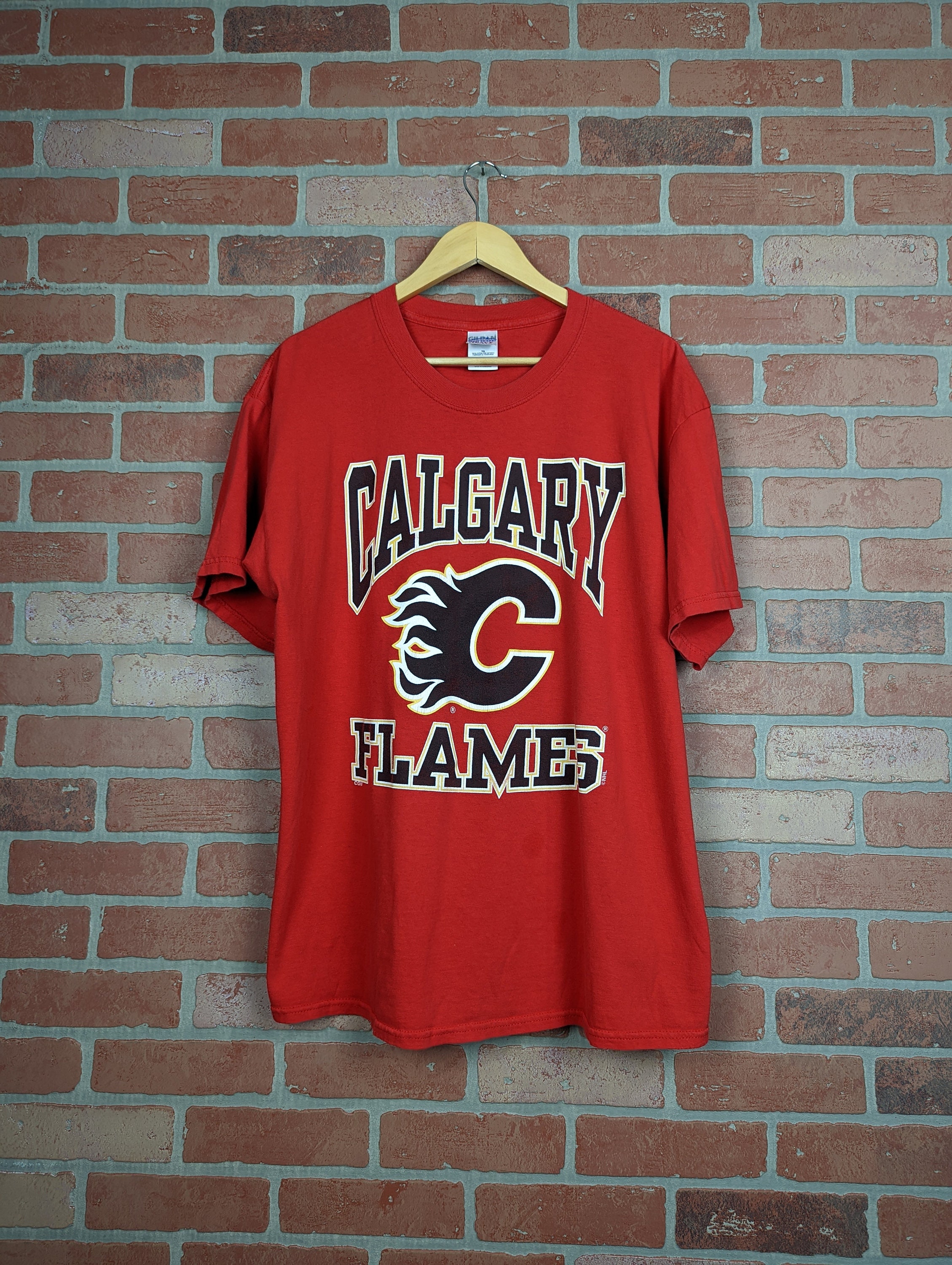 Vintage NHL (Woody Sports) - Calgary Flames Sweatshirt 1990 Medium