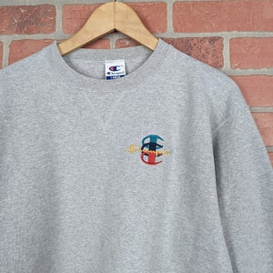 Vintage 90s Embroidered Champion ORIGINAL Crewneck Sweatshirt Large image 2
