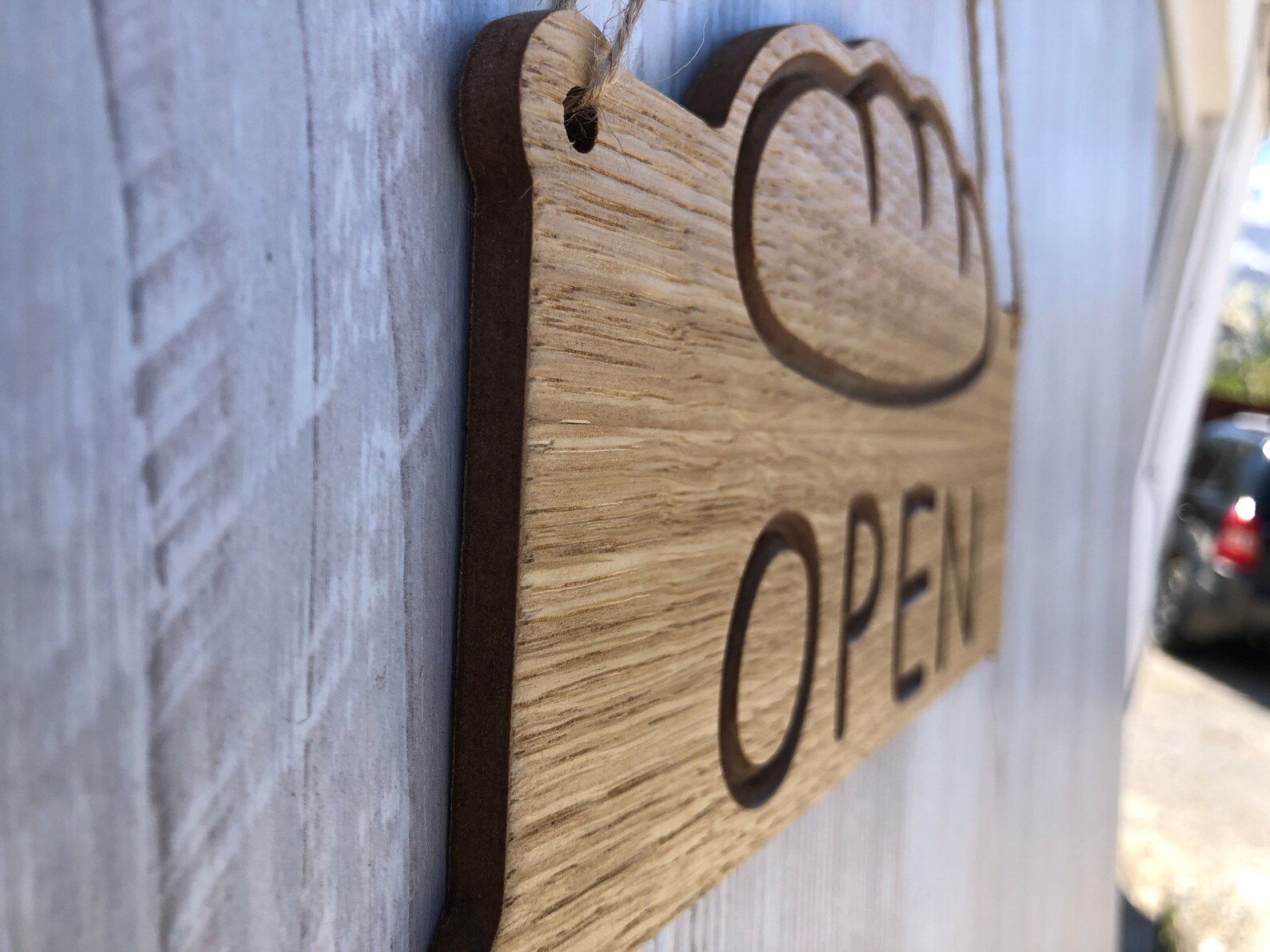 Open Closed Double Sided Sign for Bakeries, Bread Shops, Grocery Stores ...