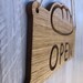Open Closed Double Sided Sign for Bakeries, Bread Shops, Grocery Stores ...