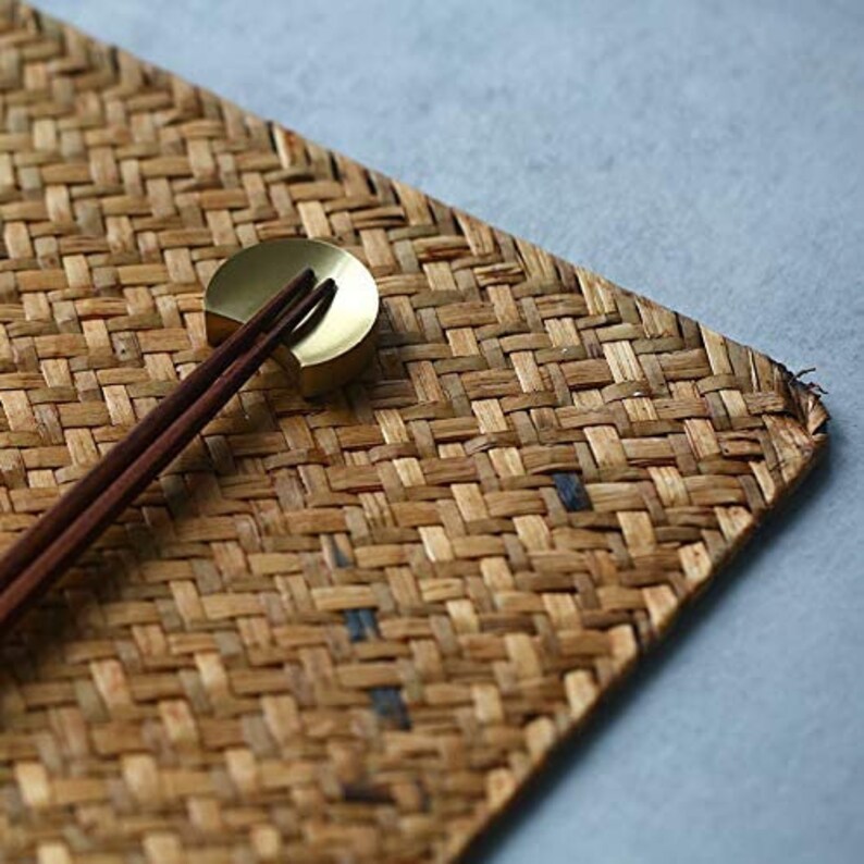 Natural Woven Rattan Rectangular Placemats for Dining Table Etsy