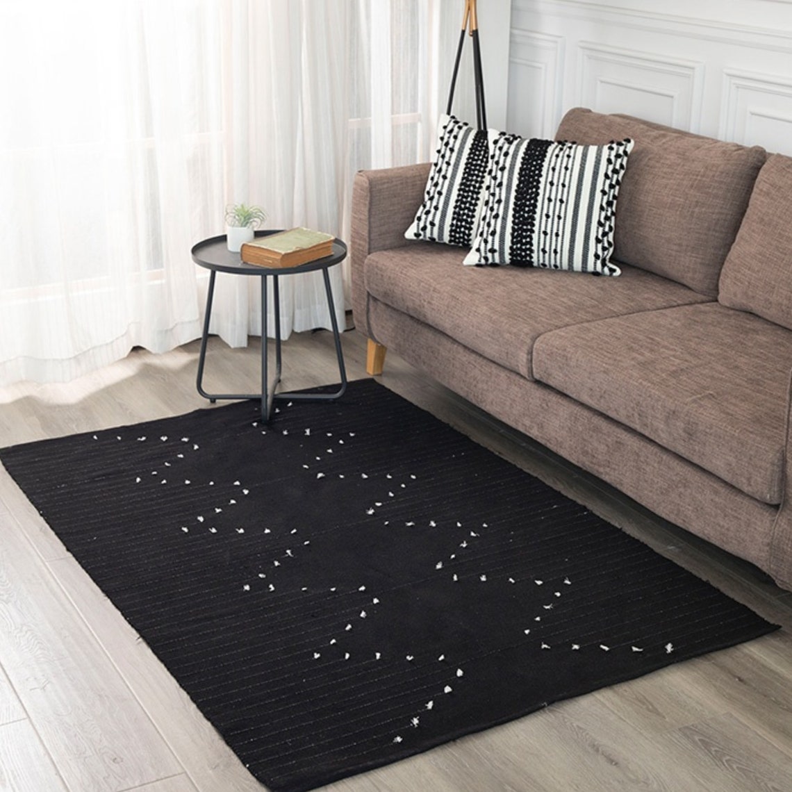 Small Cotton Rugs Doormat Rug Outdoor Boho Cotton Rug Etsy