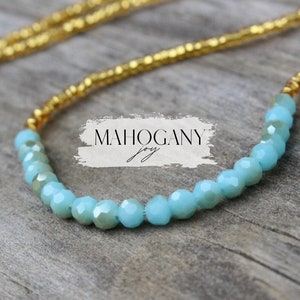 Waist Beads with Clasp or Tie On | Clear Skies | Weight Loss Tracker | Handmade Women&#39;s Boho Body Jewelry | Waist Chain | Gift Ideas
