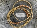 Waist Beads with Clasp or Tie On | Dripping In Gold | Abundance Boho Body Jewelry | Weight Loss Tracker | Plus Size | Gift Ideas for Her