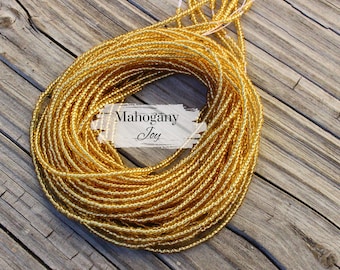 Waist Beads with Clasp or Tie On | Gold On My Waist | Women's Handmade Boho Body Jewelry | Weight Loss Tracker | Plus Size | Gifts Ideas
