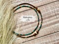 Beaded Anklet Caribbean Gyal Set of 2 with Clasp or Tie On Ankle Bracelet Beads Body Positivity Love Beaded Anklet Boho Gift Idea for Women