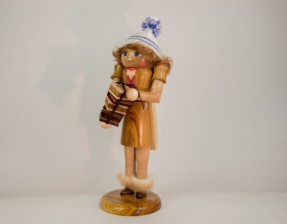 wooden female nutcracker