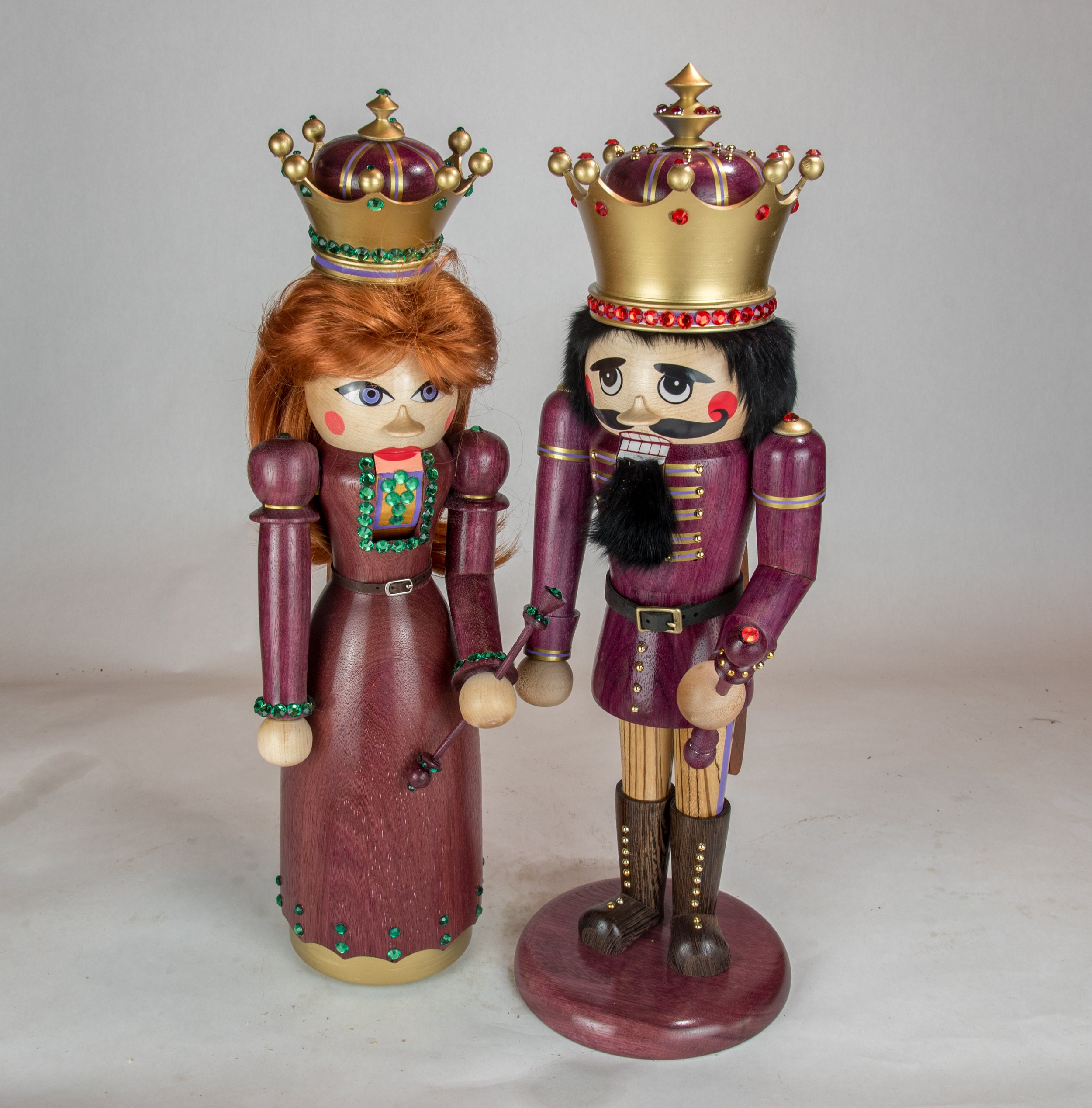 Wooden Nutcracker Queen Handcrafted Etsy