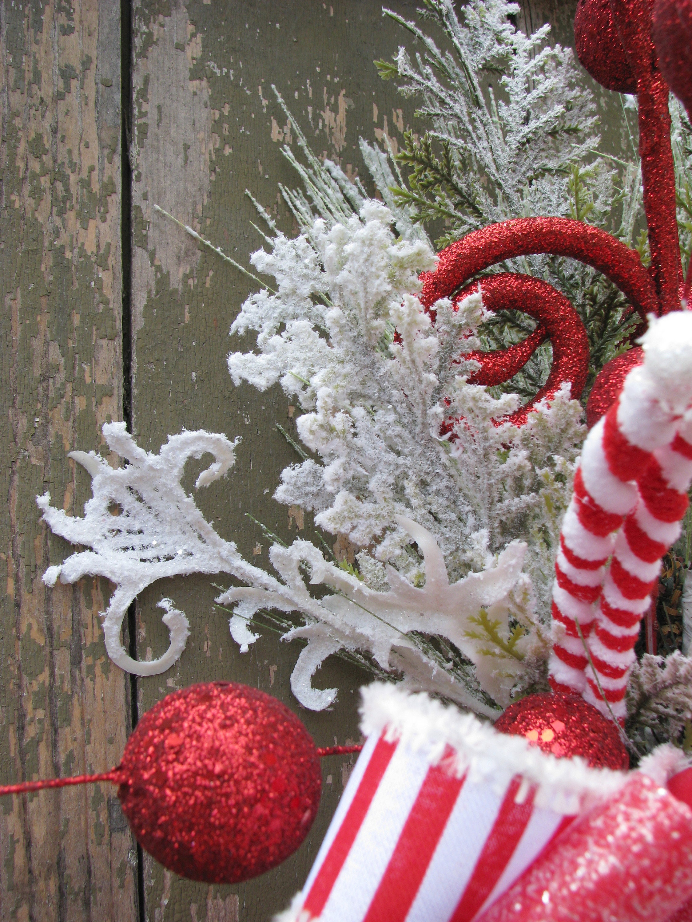 Christmas Swag Cottagecore Decor Christmas Wreath Unique | Etsy