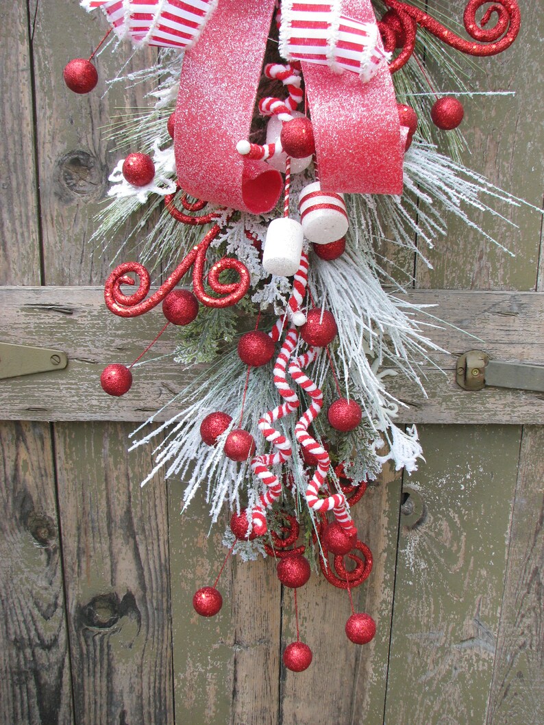Christmas Swag Cottagecore Decor Christmas Wreath Unique | Etsy