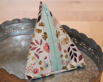 Triangle Pouch | Pyramid Pouch | Coin Purse | Cosmetic Pouch