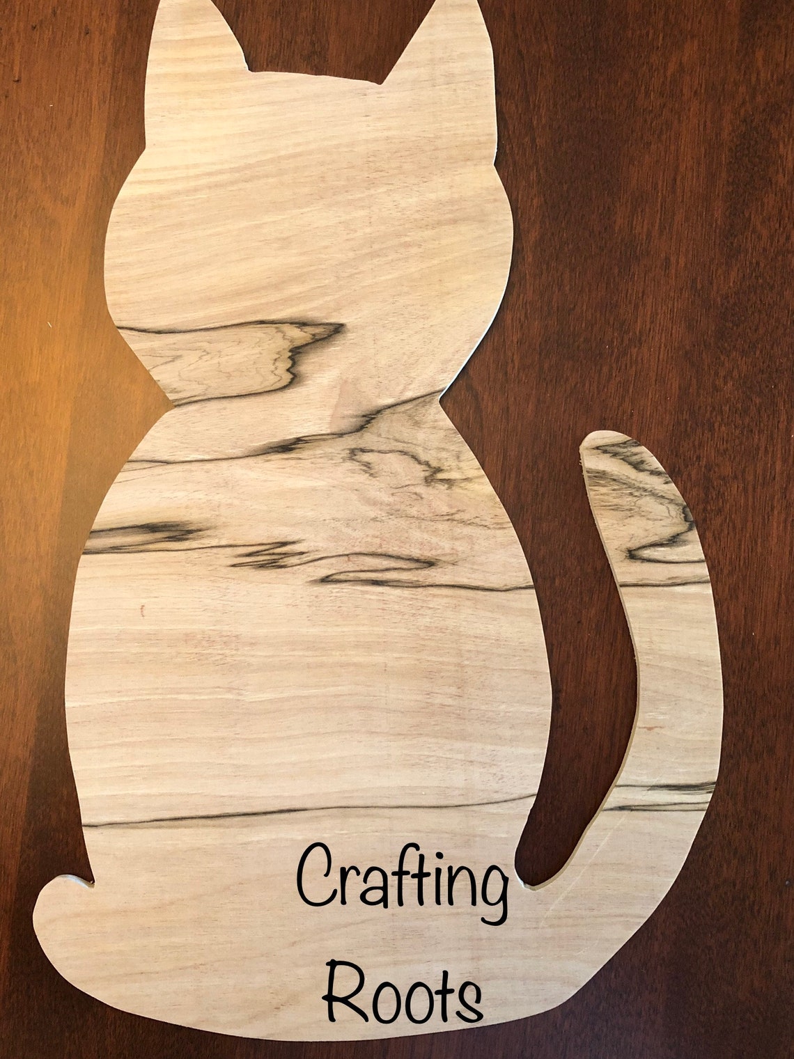 Wood Cat Cutout Diy Wood Blank Cat Door Hanger Many Sizes Etsy