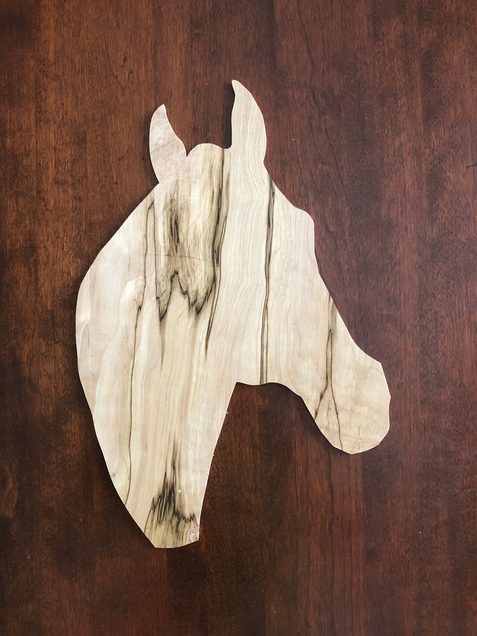 Wood horse head cutoutdiywood blankhorse lover | Etsy